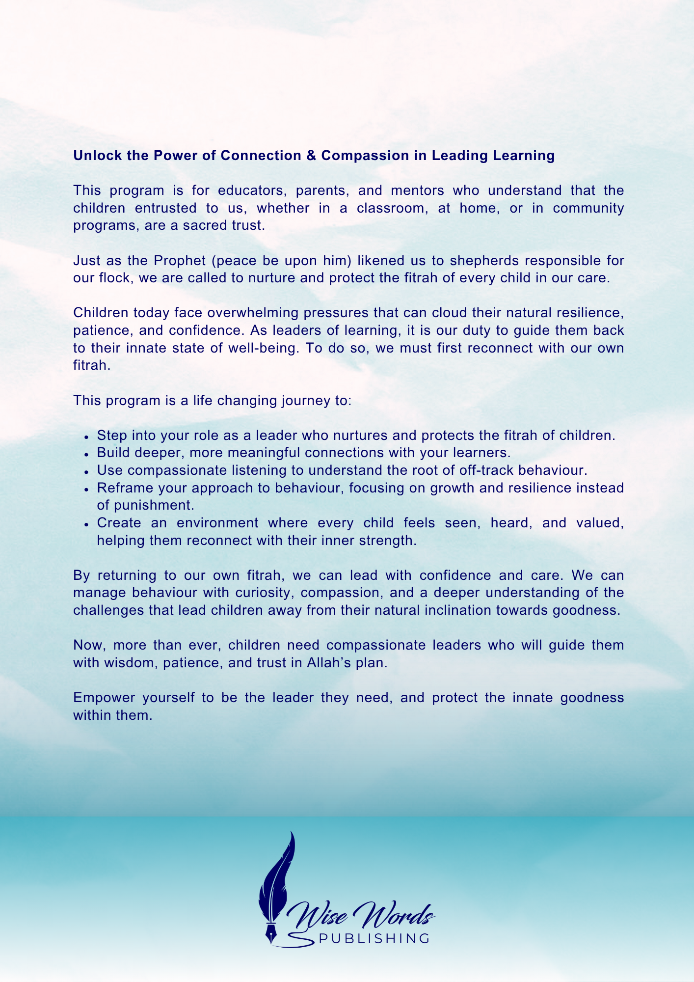 The Spiritually Resilient Educator